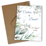 Invitatii nunta clasice - Decoratiuni florale - INC-31 - imagine 5