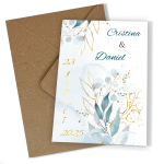Invitatii nunta clasice - Decoratiuni florale - INC-32 - imagine 5
