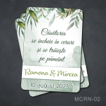 Marturii magneti personalizati nunta - MCRN-02 - imagine 2