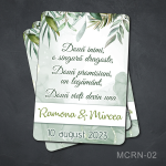Marturii magneti personalizati nunta - MCRN-02 - imagine 4