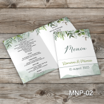 Meniu nunta - Foto Premium - MNP-02