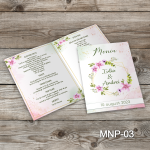 Meniu nunta - Foto Premium - MNP-03