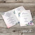 Meniu nunta - Foto Premium - MNP-04