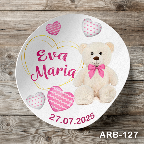 Etichete autocolante rotunde - Ursulet - ARB-127