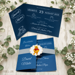Invitatii botez elegante Winnie the Pooh - IBEL-26