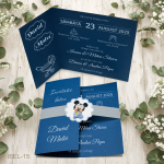 Invitatii botez elegante Mickey Mouse - IBEL-15