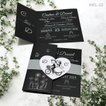 Invitatii nunta elegante - INEL-02 - imagine 2