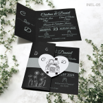 Invitatii nunta elegante - INEL-05