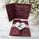 Invitatii nunta elegante - INEL-02