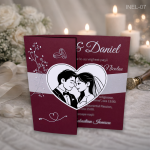 Invitatii nunta elegante - INEL-07