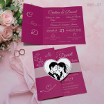 Invitatii nunta elegante - INEL-07 - imagine 4