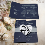 Invitatii nunta elegante - INEL-06 - imagine 4